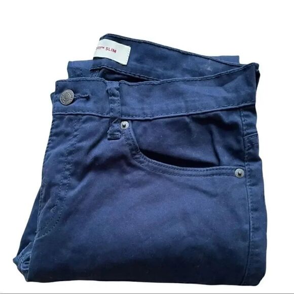Levi Strauss 511 Slim Brushed Cotton Navy Ultra Soft Unisex Jeans
Size: 18 - Picture 8 of 10